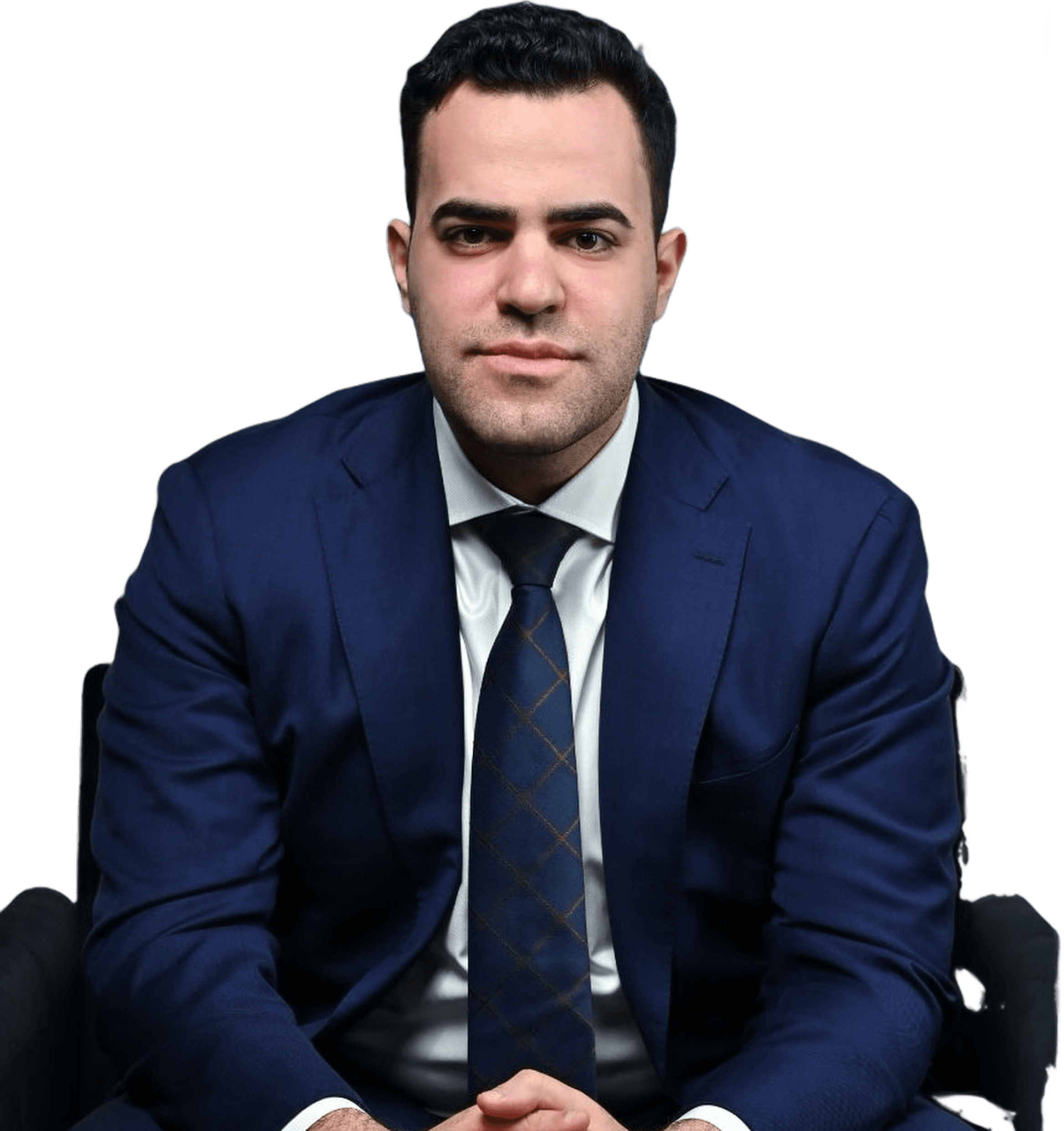 Portrait of David Aminov, New York workers compensation and employment attorney at WRKRS Law Firm
