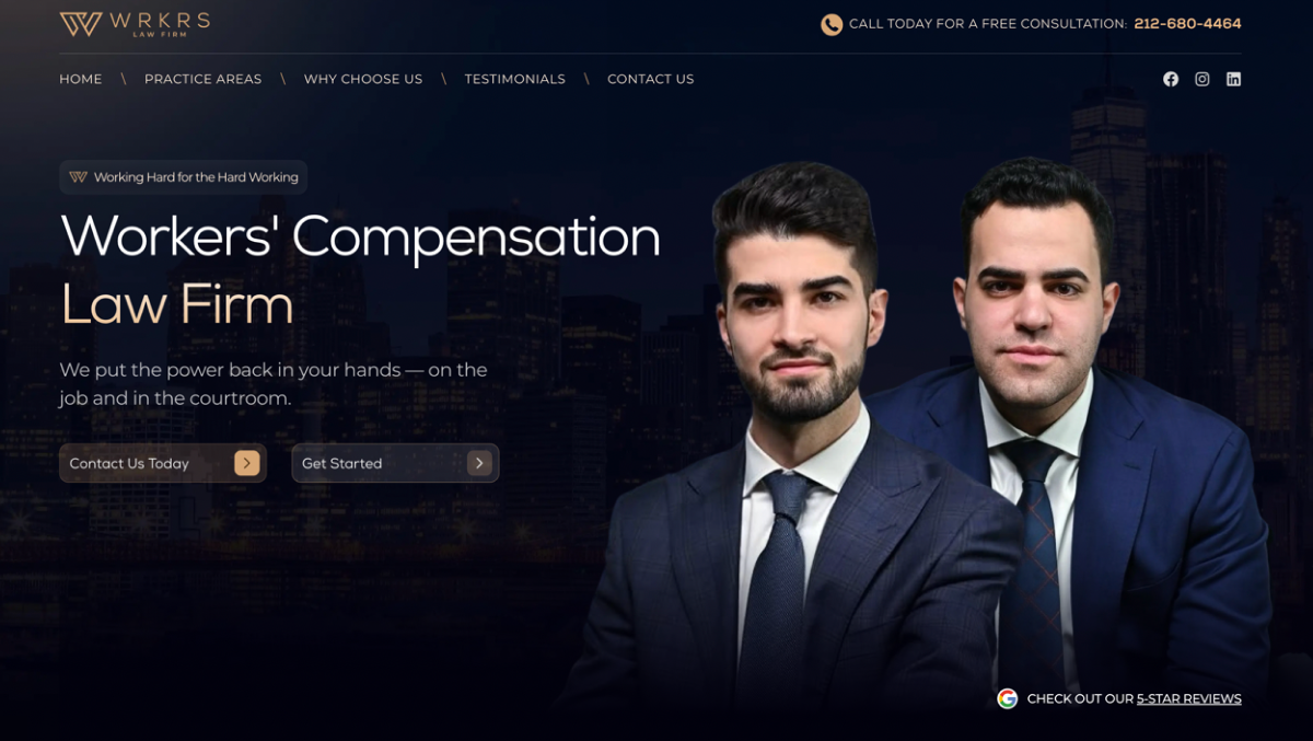 WRKRS Law Firm | New York Workers Compensation & Employment Lawyers